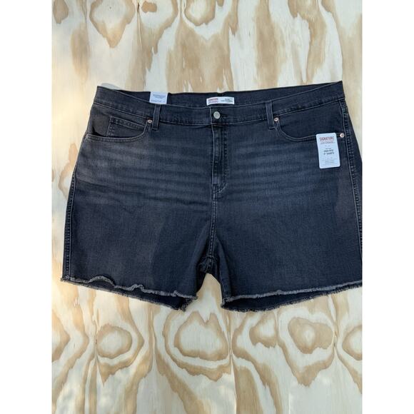 Levi's Pants - Levi’s Signature Women’s High Rise Denim Shorts Size 26 Black Gray NWT